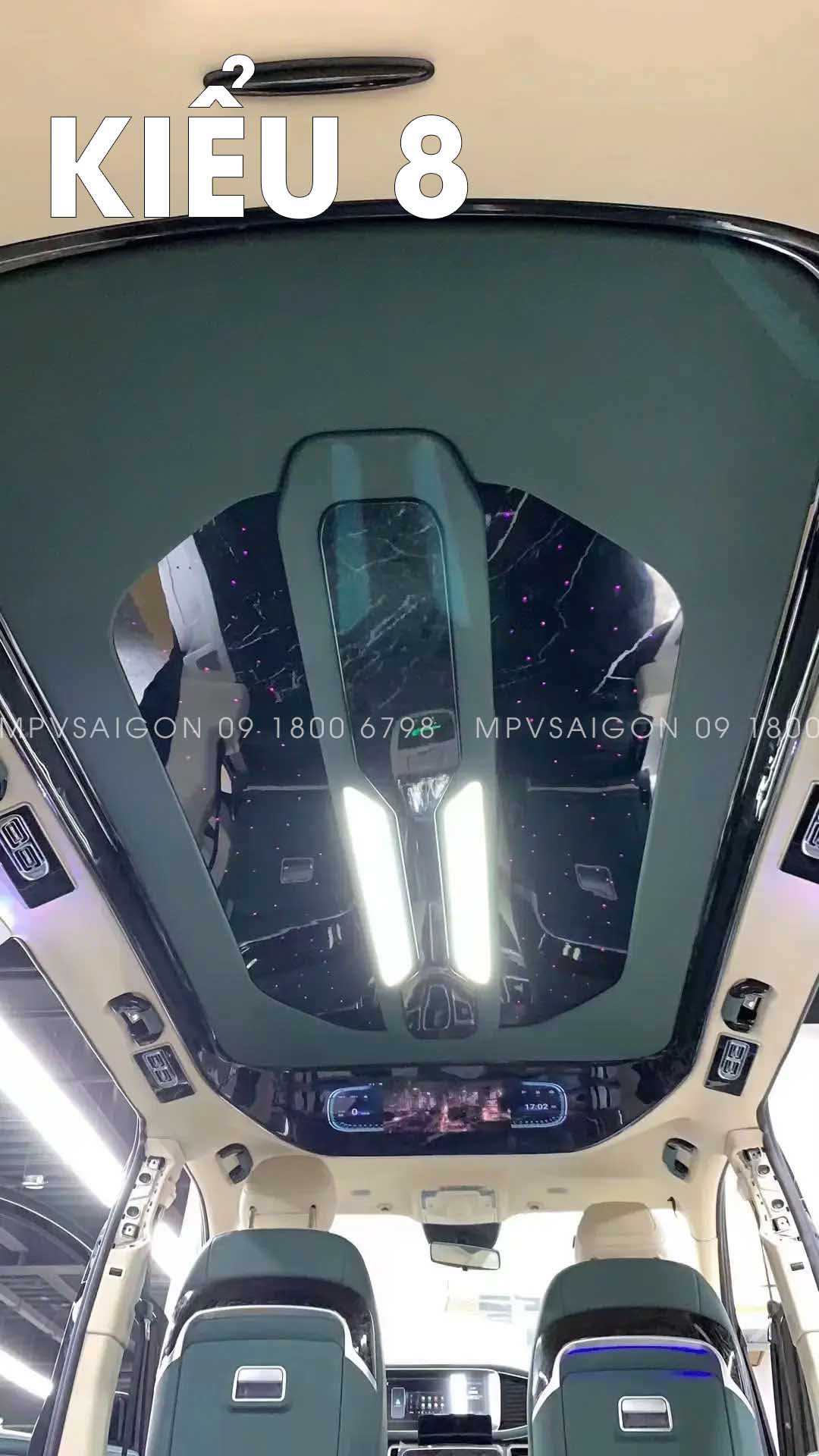 CÁC MẪU ĐÈN TRẦN MERCEDES BENZ V250 TẠI MPVSAIGON