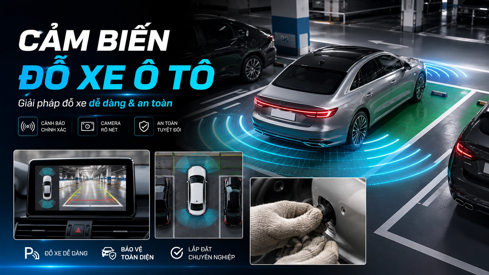 Cảm biến đỗ xe ô tô: Giải pháp cho việc đỗ xe dễ dàng và an toàn