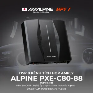 ALPINE PXE-C80-88 (OPTIM 8) – DSP 8 kênh tích hợp 8 kênh Amply