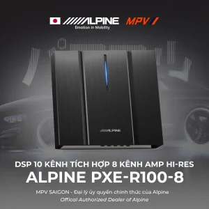 ALPINE PXE-R100-8 – DSP 10 kênh tích hợp 8 kênh AMP Hi-Res
