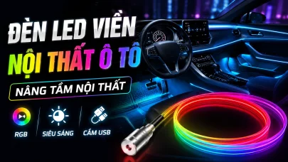 Đèn LED viền nội thất ô tô RGB: Nâng tầm không gian nội thất ô tô của bạn