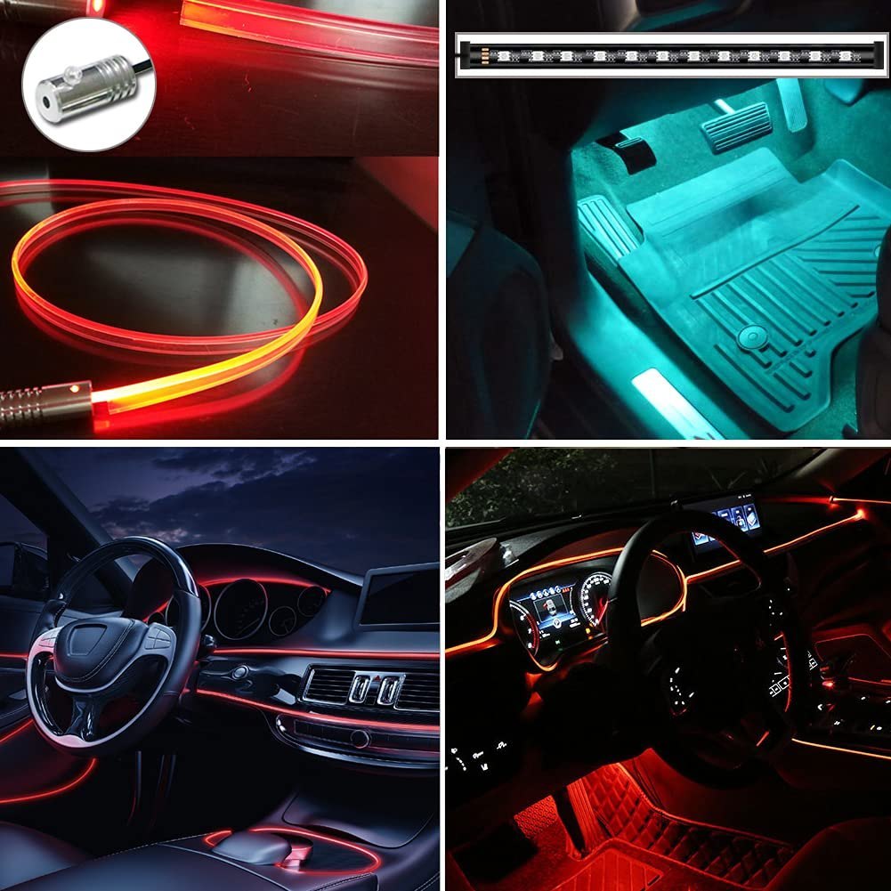 Bóng LED gầm ghế ô tô tạo hiệu ứng hắt sáng sàn xe