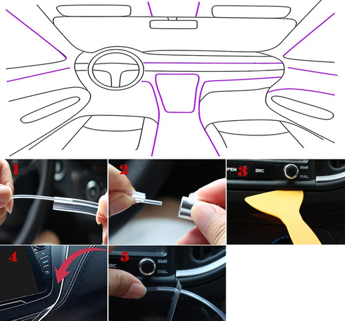 Vệ sinh làm sạch bề mặt khe rãnh trước khi đi chỉ LED