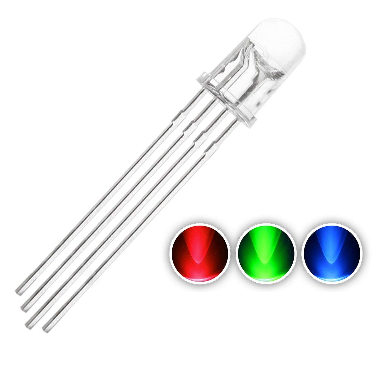 Hiệu ứng ánh sáng màu sắc của dải LED RGB thông thường