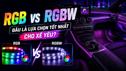 Đèn RGB và RGBW là gì? Đâu là lựa chọn tốt nhất cho xế yêu của bạn?