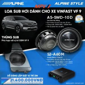 Độ Loa Sub Hơi Alpine Cho VinFast VF9