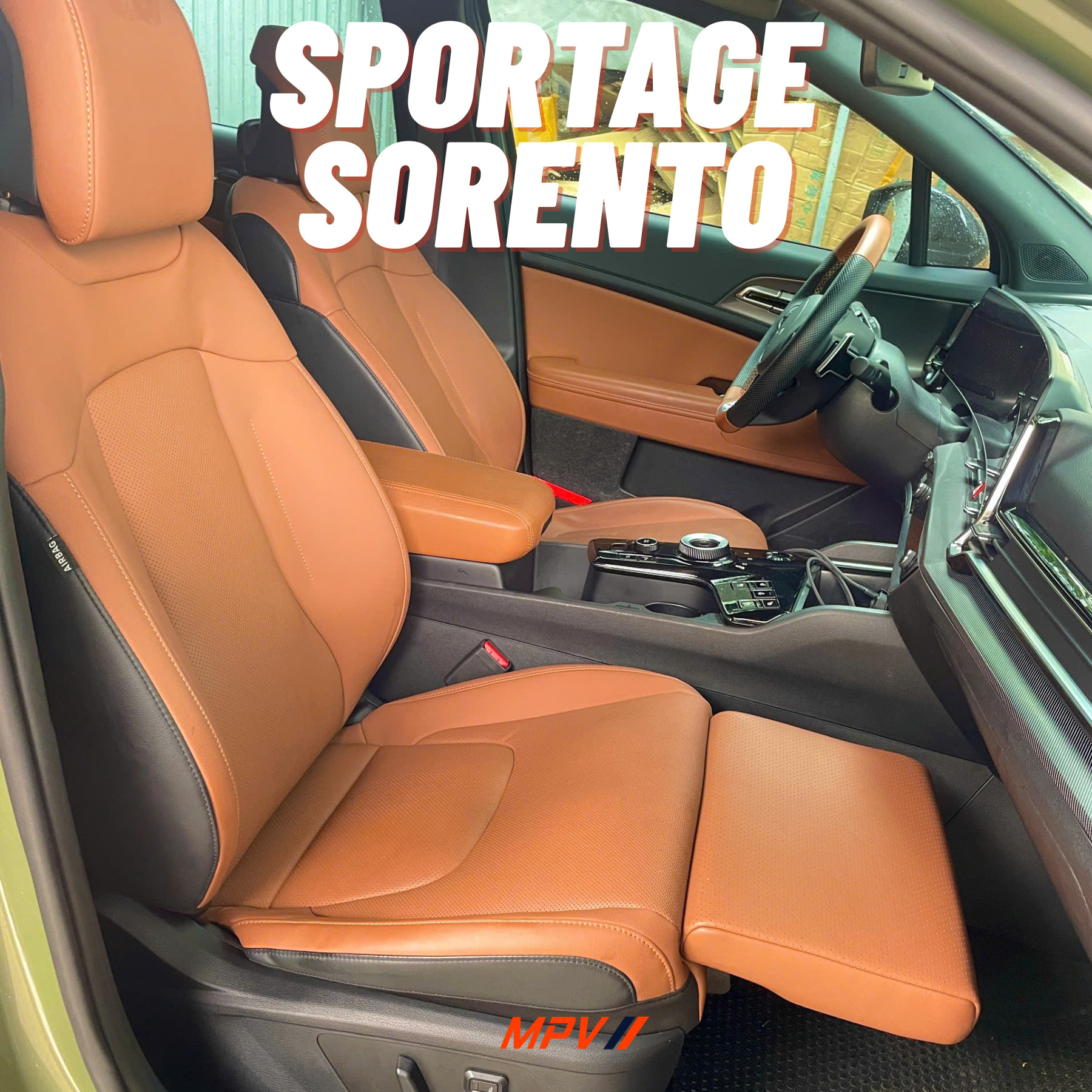 Độ bệ nâng chân cho Sportage Sorento