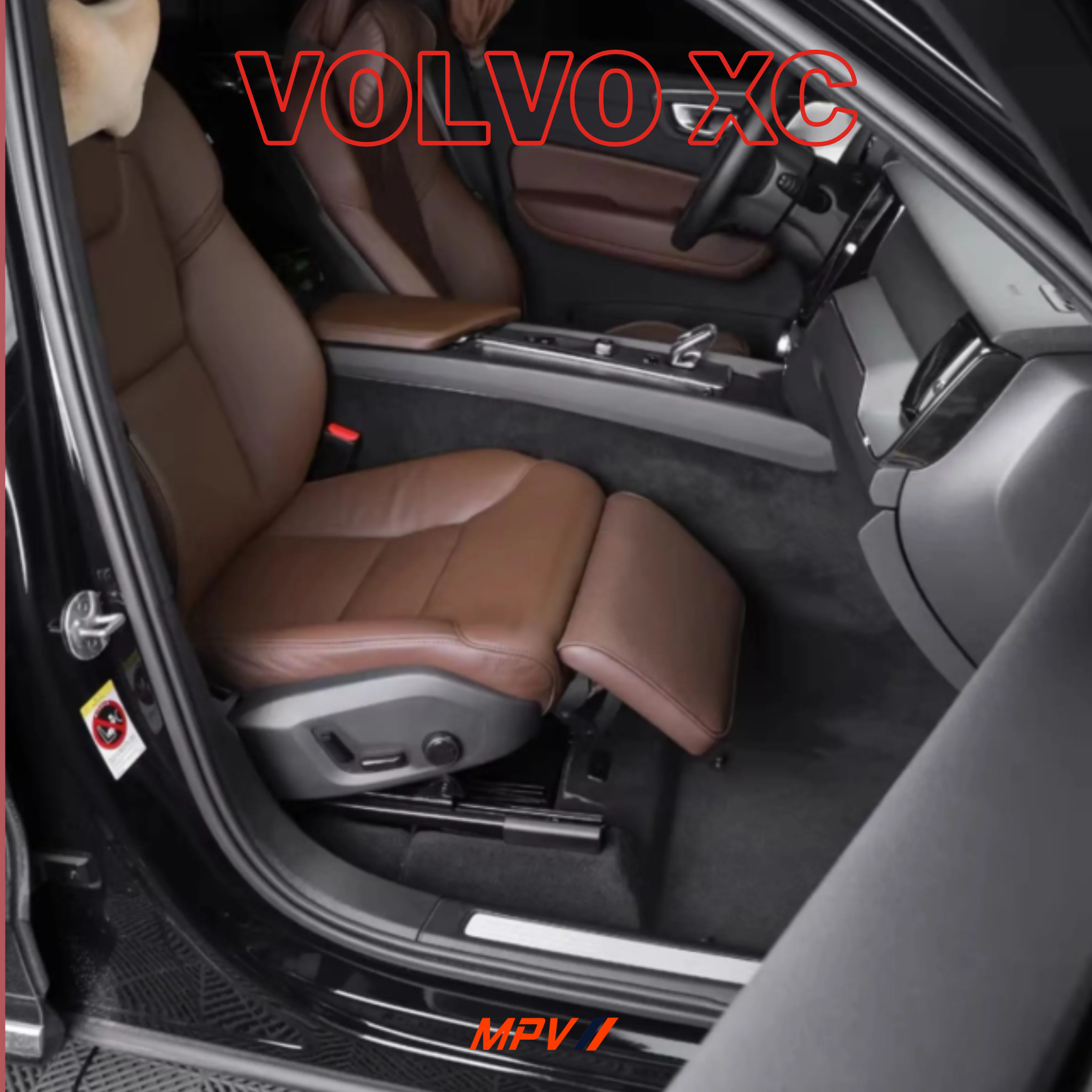 Độ bệ nâng đỡ chân ghế tài phụ xe Volvo