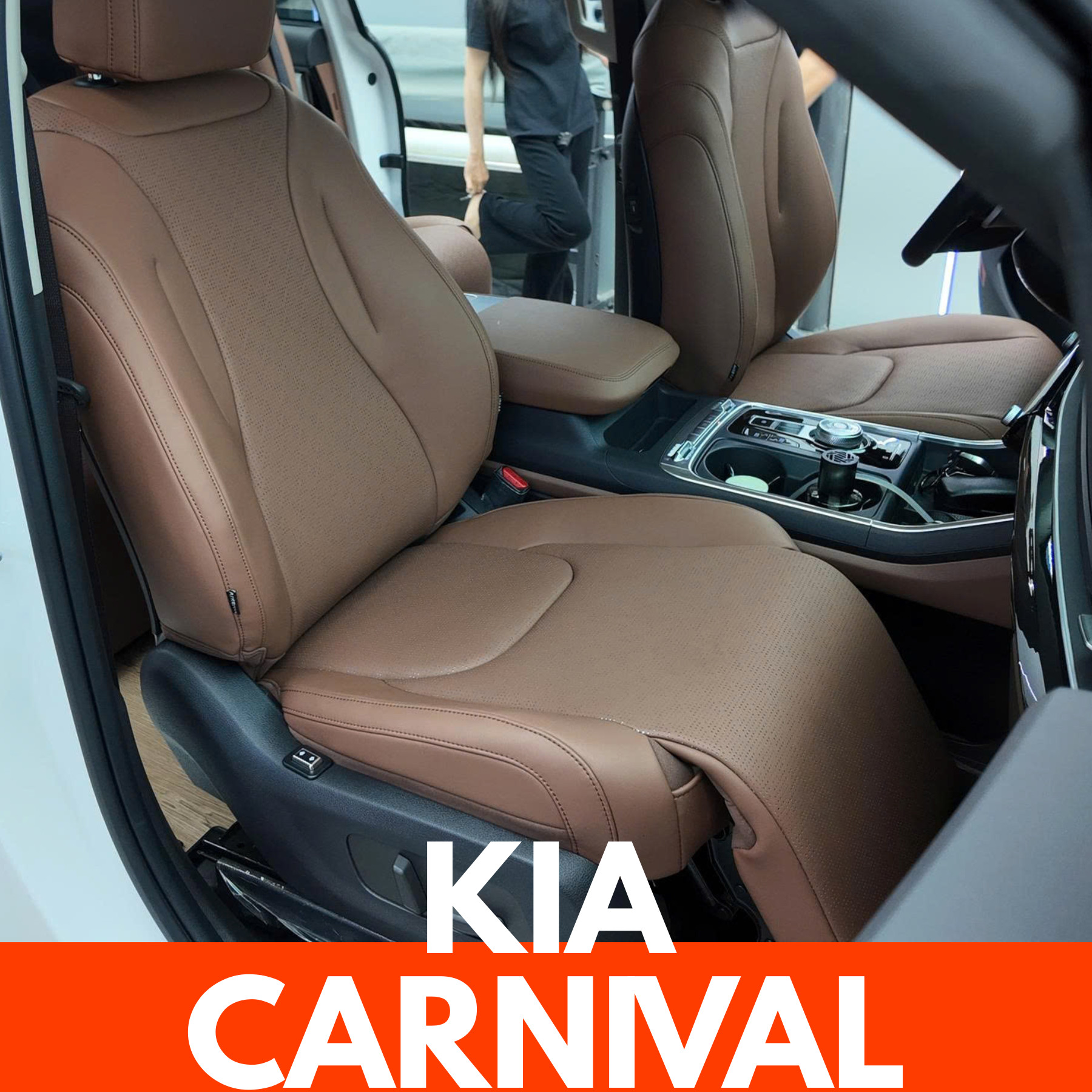 Nâng cấp bệ đỡ chân điện cho Kia Carnival