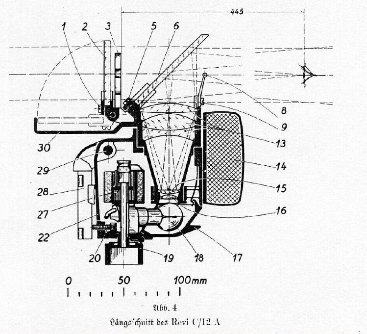 Nền tảng công nghệ kính ngắm HUD sơ khai trong ngành hàng không quân sự