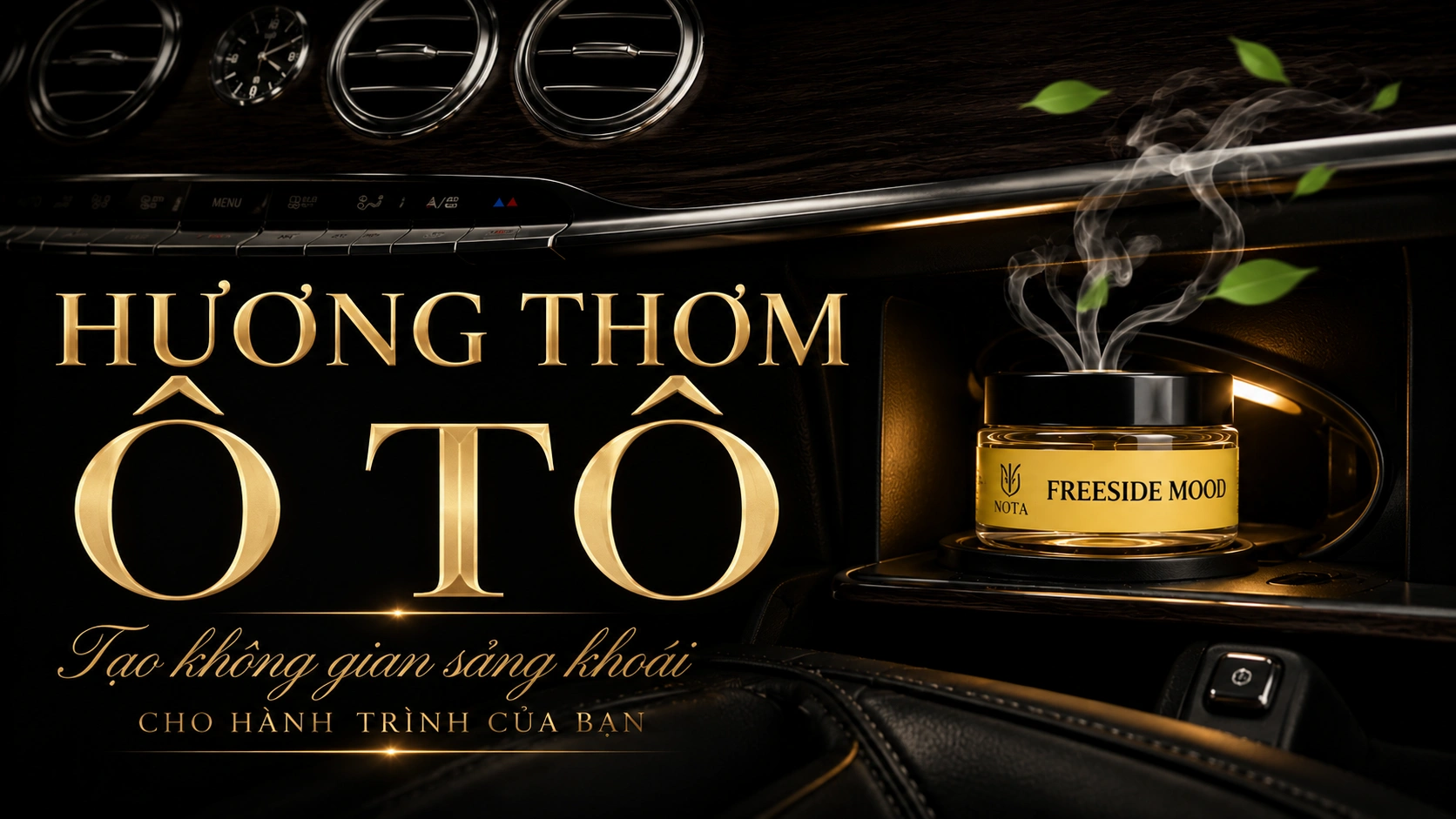 HƯƠNG THƠM Ô TÔ: TẠO KHÔNG GIAN SẢNG KHOÁI CHO HÀNH TRÌNH CỦA BẠN