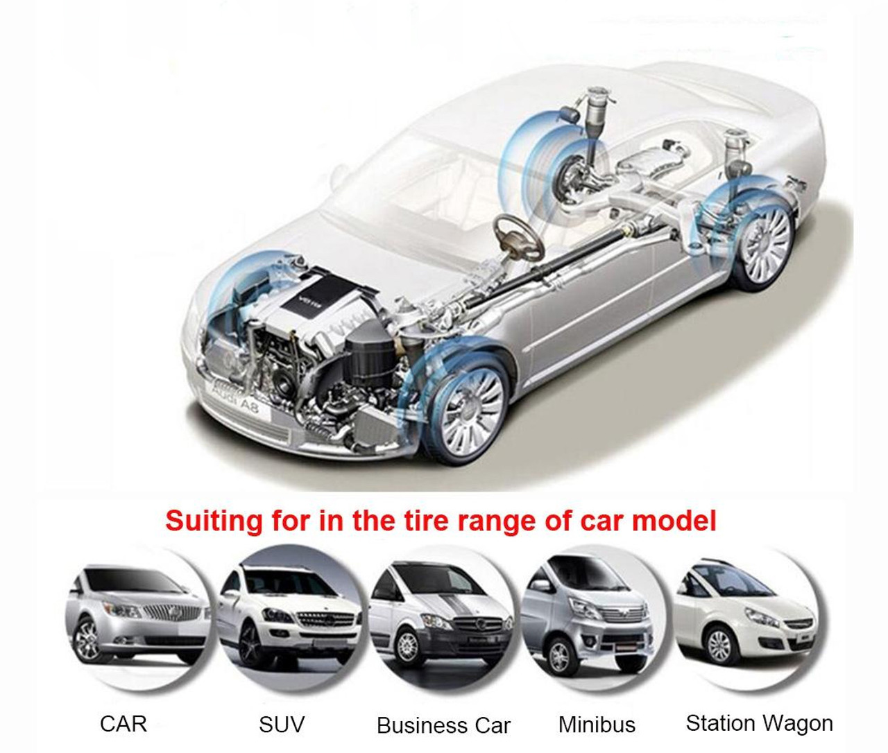 Thiết bị van cảm biến gắn lốp xe ô tô kỹ thuật số