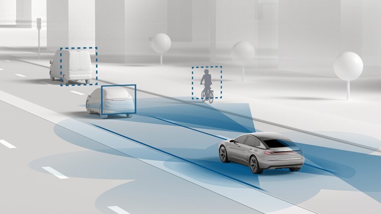 Nguyên lý quét radar chẩn đoán khoảng cách của hệ thống Adaptive Cruise Control