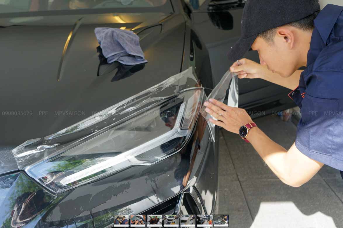 Quy trình phủ bọc màng phim bảo vệ sơn PPF TPU công nghệ đỉnh cao tại nhà xưởng