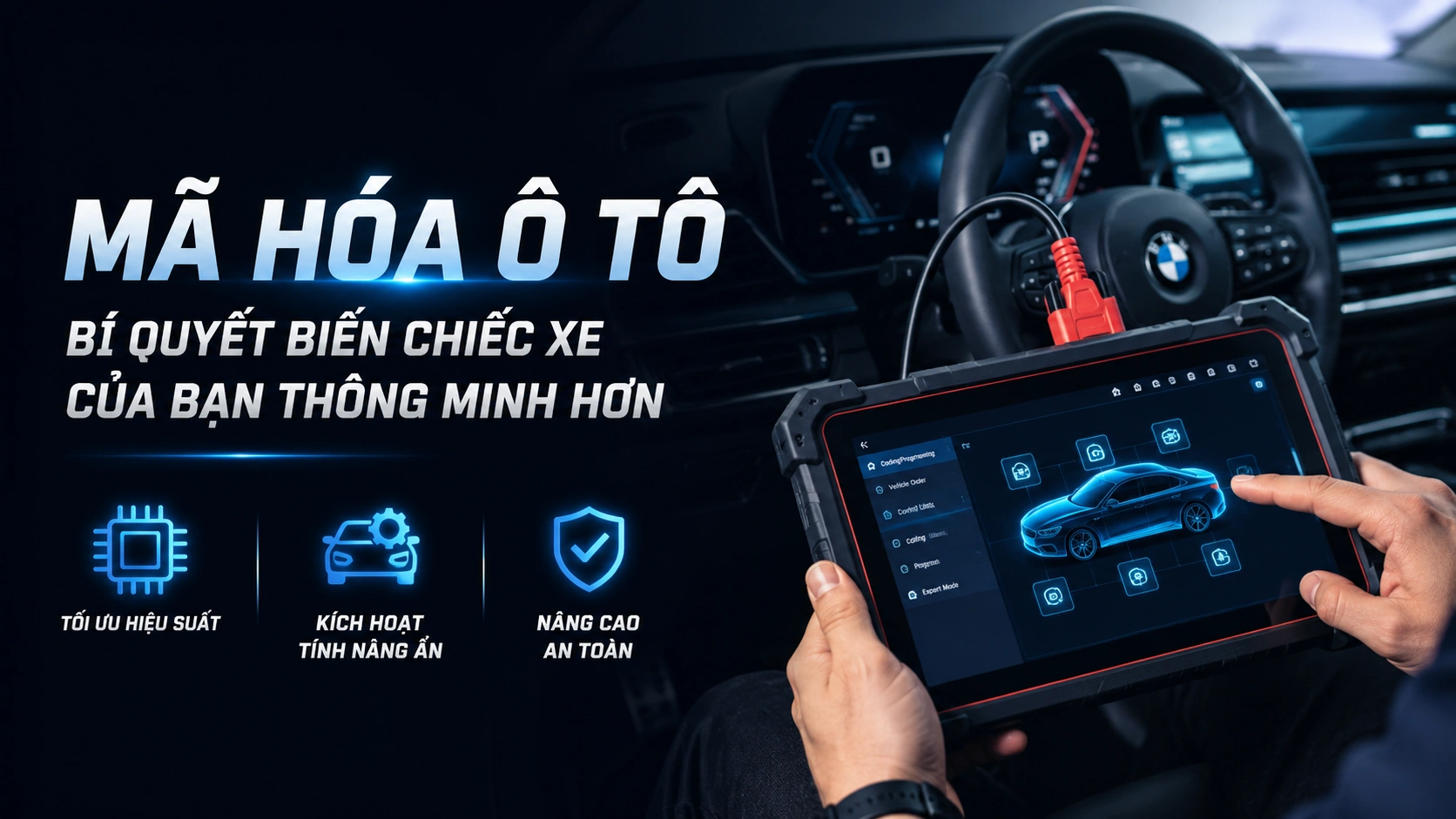 Mã hóa ô tô: Bí quyết biến chiếc xe của bạn thông minh hơn