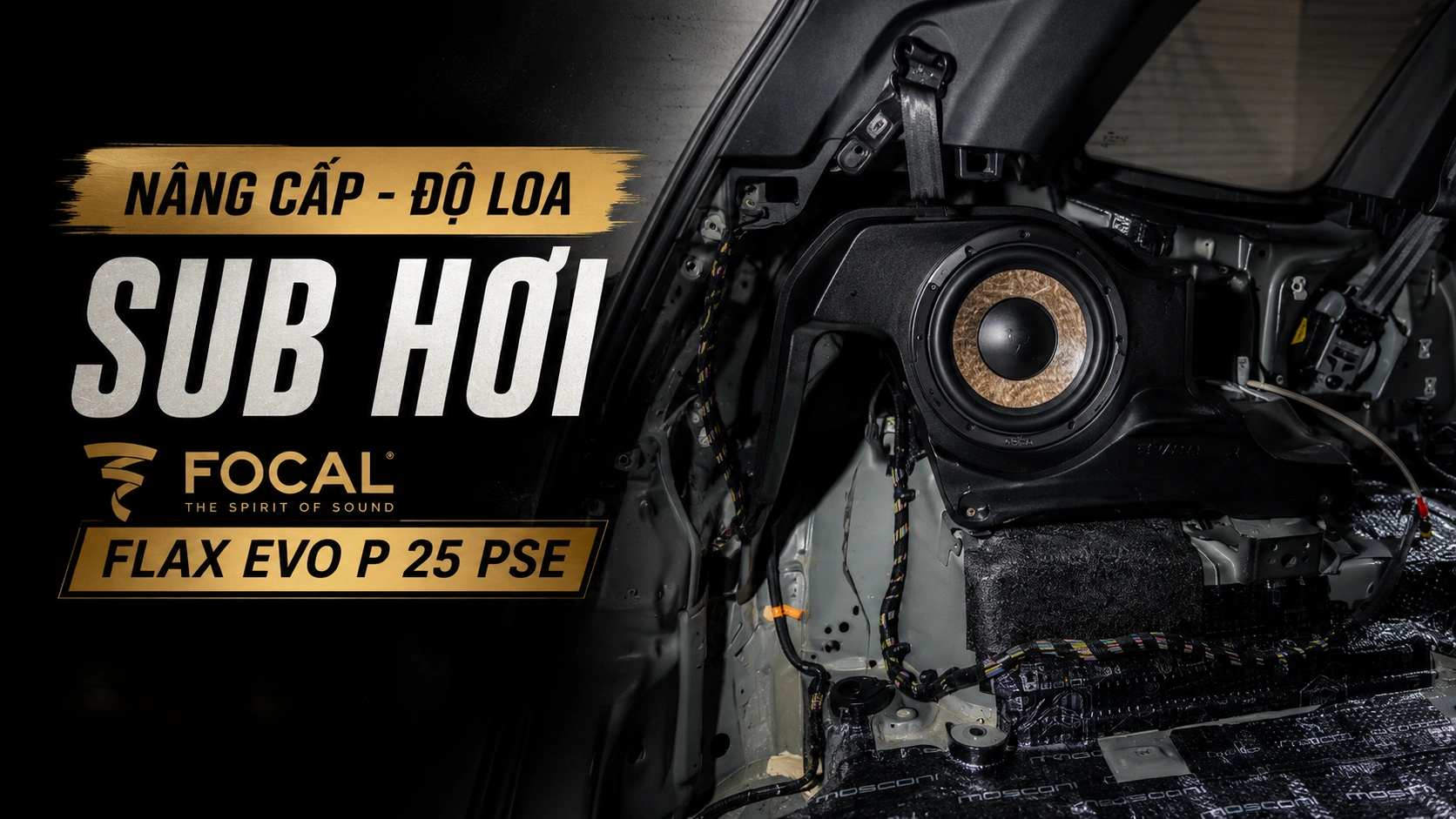 NÂNG CẤP – ĐỘ LOA SUB HƠI FOCAL FLAX EVO P 25 PSE