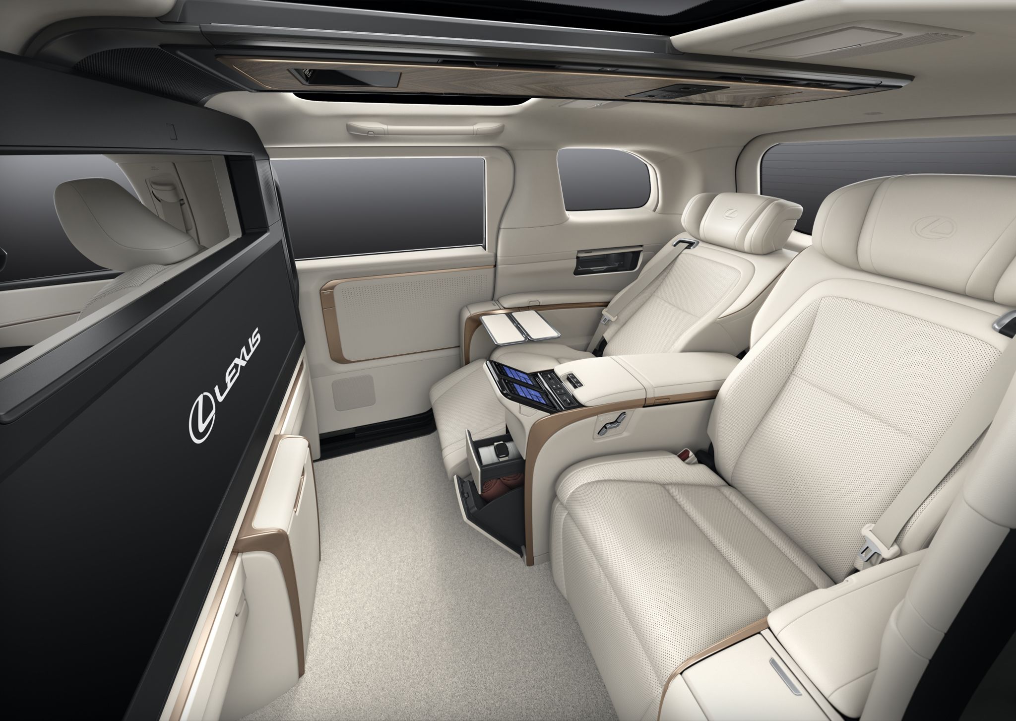Hệ thống ghế limousine thương gia siêu sang bọc da cao cấp
