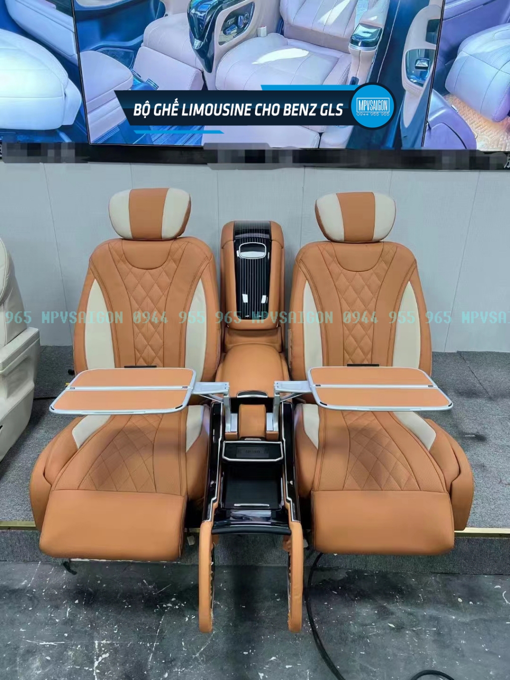 Phom ghế Limousine bệ vệ làm bừng sáng toàn bộ không gian nội thất xe - Ảnh 3