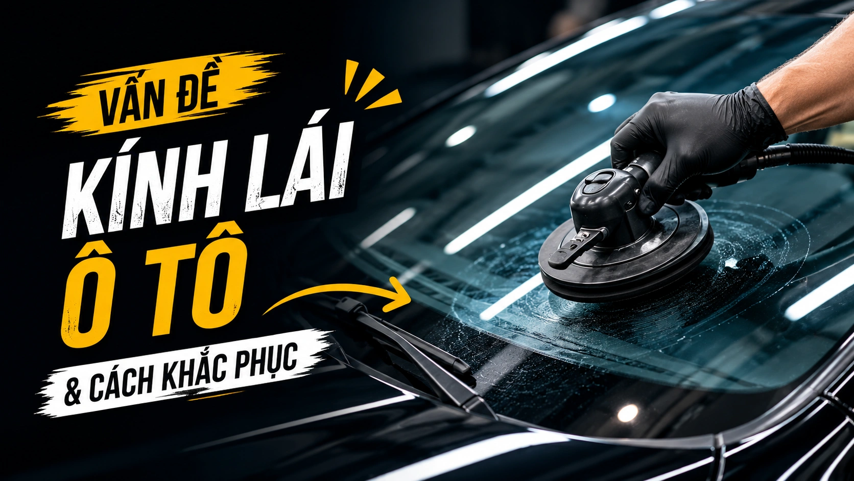 Những Vấn Đề Thường Gặp Với Kính Lái Ô Tô Và Cách Khắc Phục