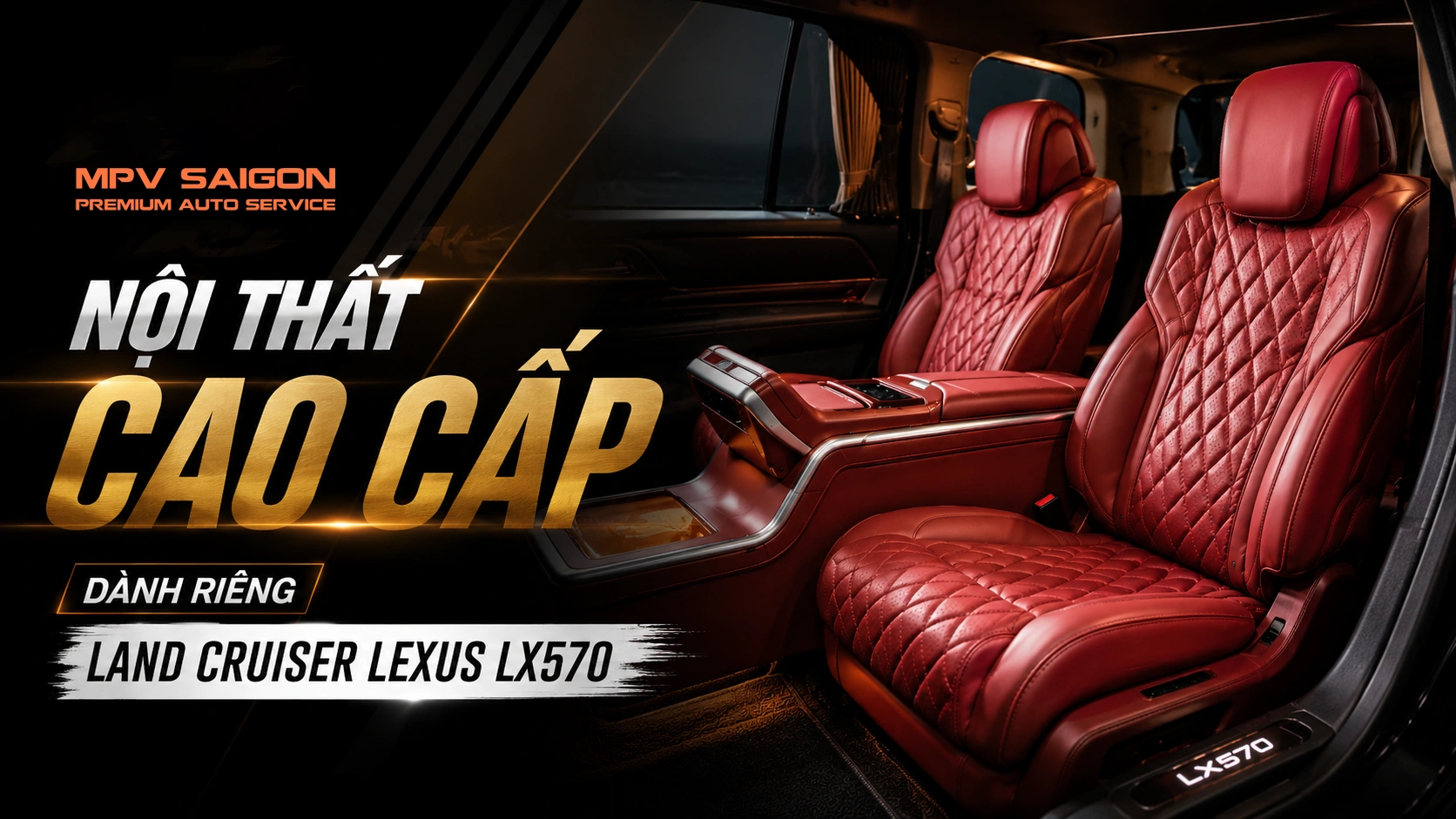 Nội thất cao cấp dành riêng Land Cruiser Lexus LX570
