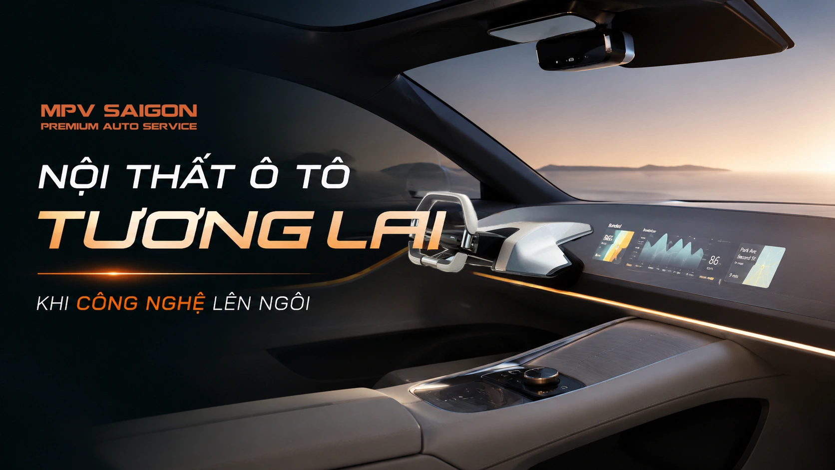 NỘI THẤT Ô TÔ TƯƠNG LAI: KHI CÔNG NGHỆ LÊN NGÔI