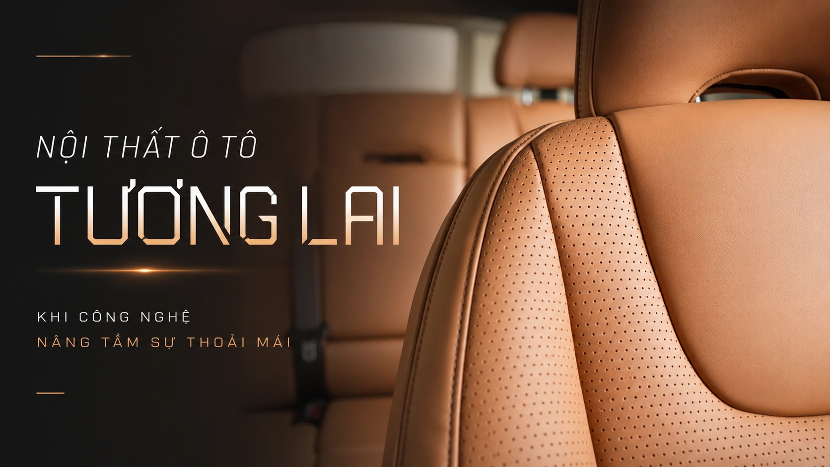 Nội thất ô tô tương lai: Khi công nghệ nâng tầm sự thoải mái