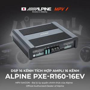 ALPINE PXE-R160-16EV - DSP 16 kênh tích hợp ampli 16 kênh