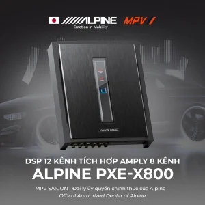 ALPINE PXE-X800 – DSP 12 kênh tích hợp Amply 8 kênh