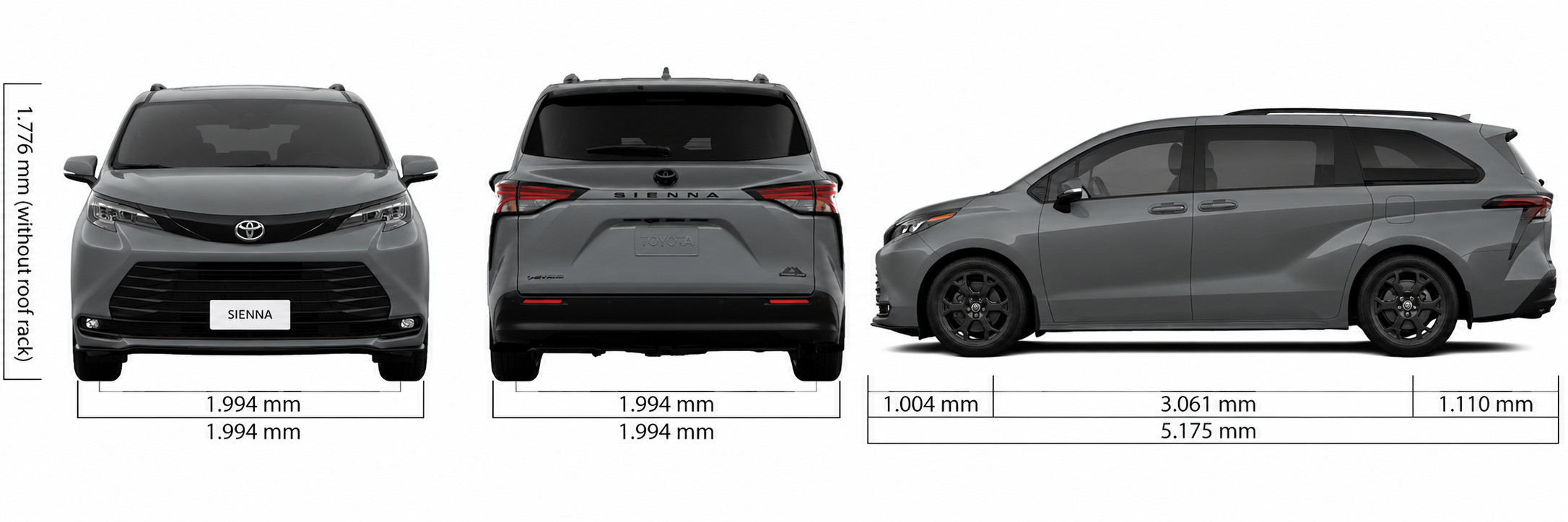 Toyota Sienna nhập Mỹ bệ vệ sở hữu bề ngang rộng rãi hàng đầu phân khúc Minivan
