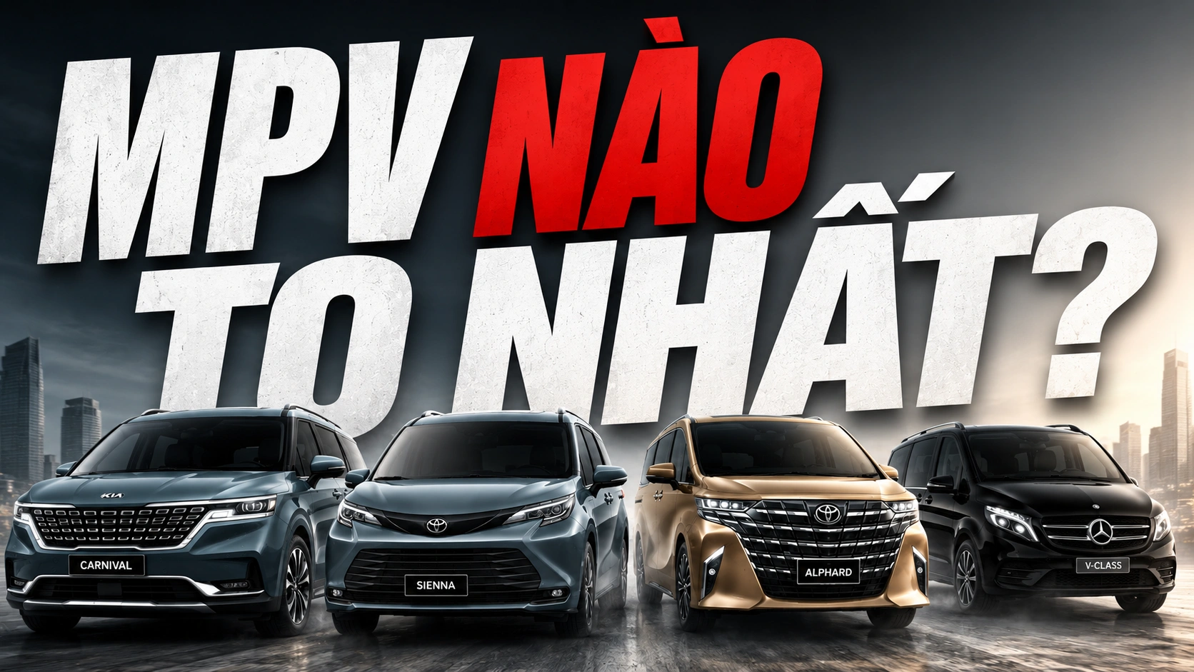 So sánh kích thước các loại xe MPV gia đình tại Việt Nam