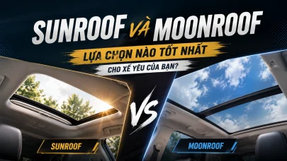 SUNROOF VÀ MOONROOF: LỰA CHỌN NÀO TỐT NHẤT CHO XẾ YÊU CỦA BẠN?