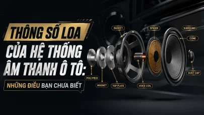 Thông số loa của hệ thống âm thanh ô tô: Những điều bạn chưa biết