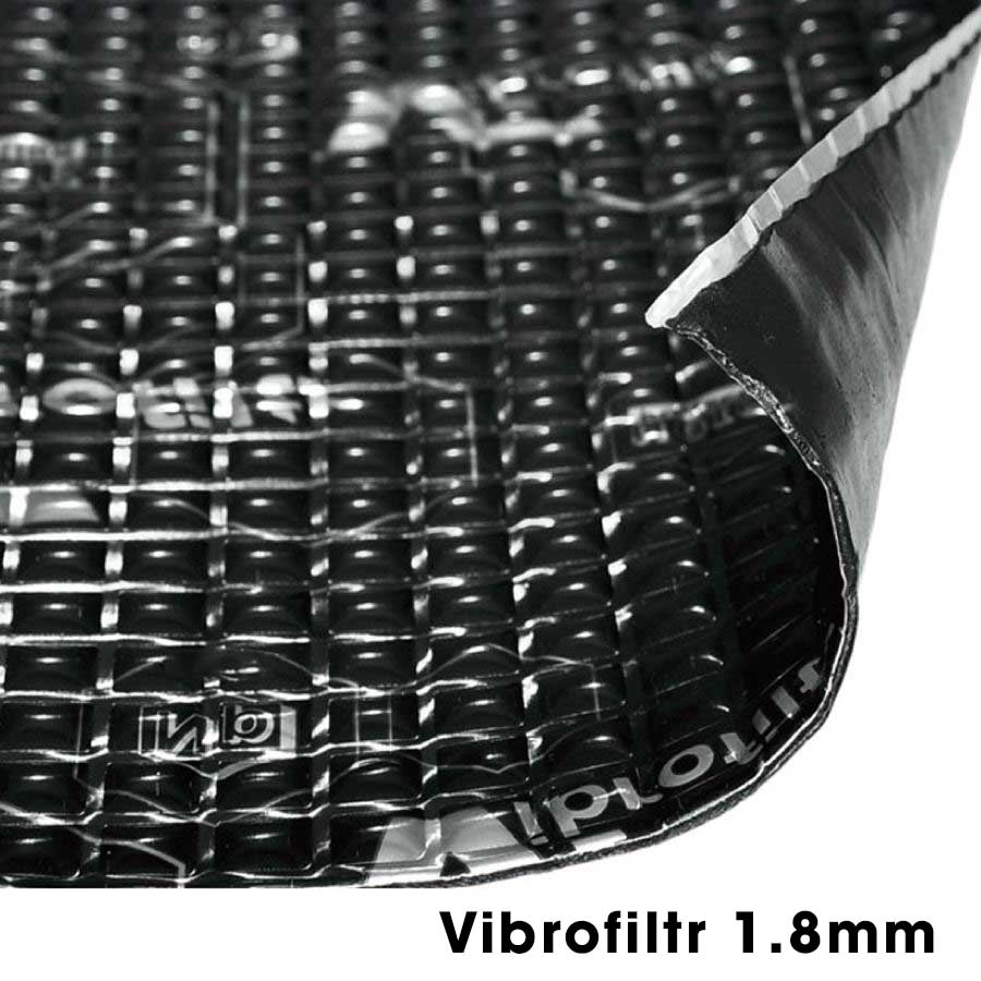 Mẫu tấm dán dập rung cách âm dán gầm Vibrofiltr độ dày tiêu chuẩn 1.8mm - Ảnh 1
