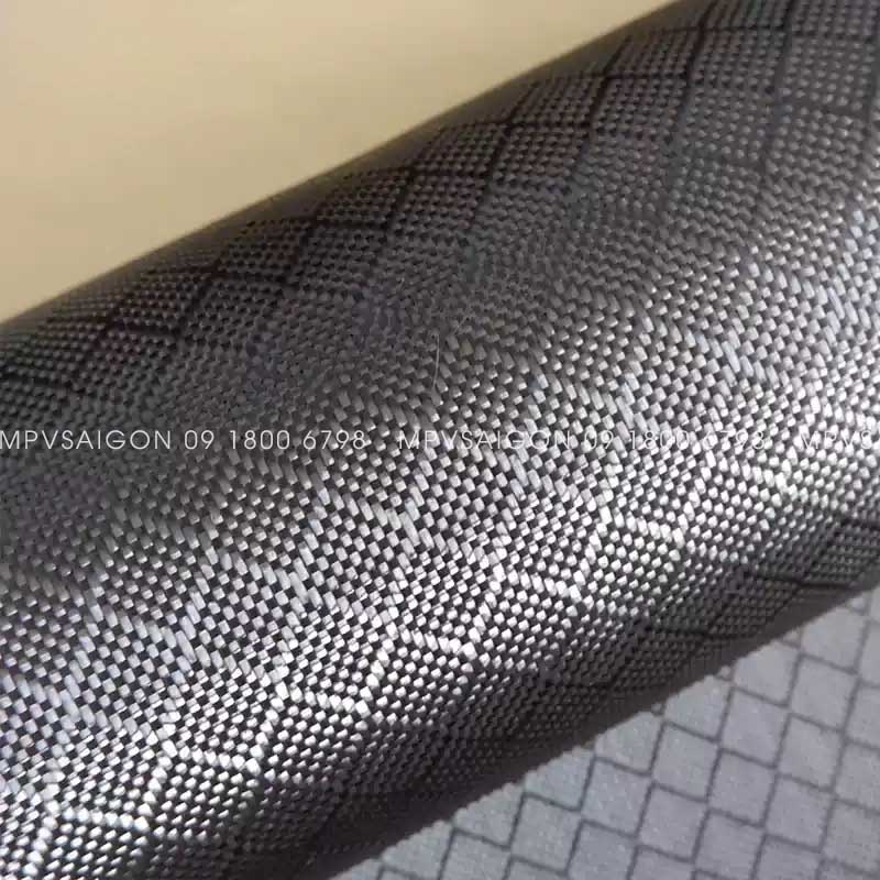 Mẫu Carbon vân caro ca-rô bản lớn màu xám khói thể thao - Ảnh 15