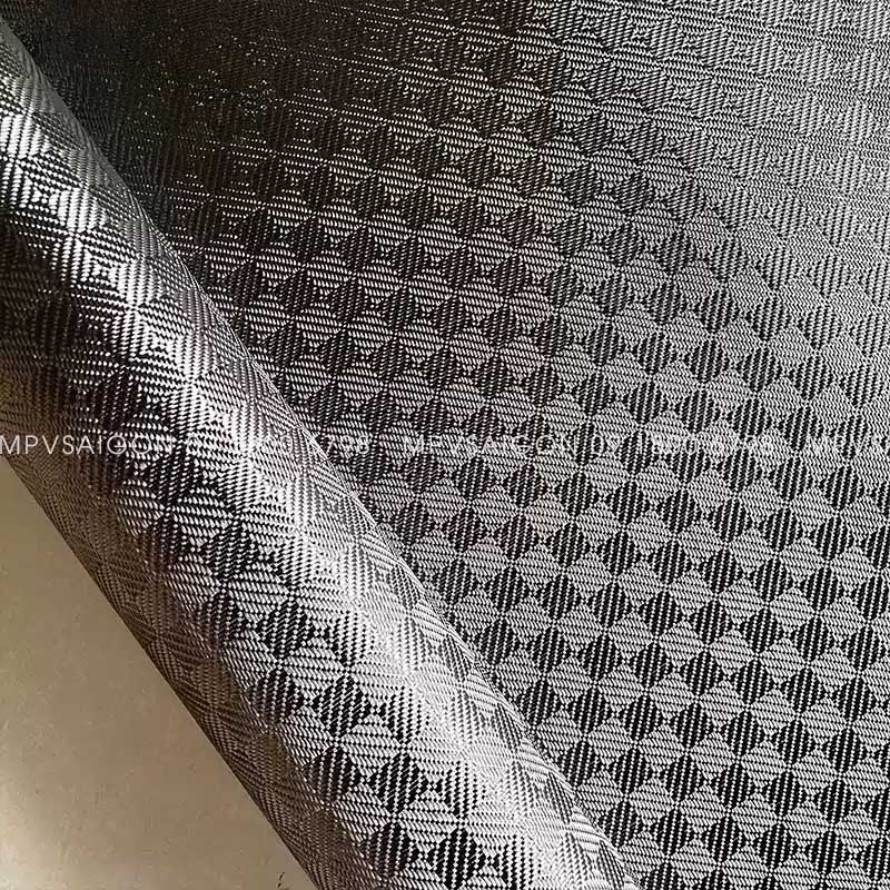 Mẫu Carbon vân caro ca-rô bản lớn màu xám khói thể thao - Ảnh 21