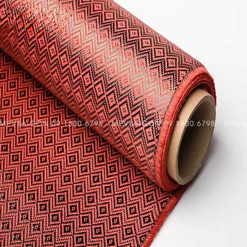 Mẫu Sợi Carbon dệt họa tiết tổ ong lục giác chìm 3D sâu hun hút nghệ thuật - Ảnh 26