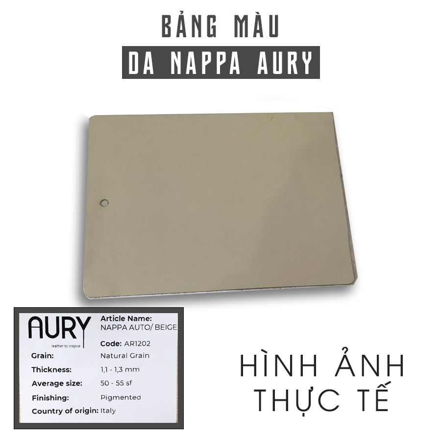 Trải nghiệm da Nappa nhập khẩu Ý Aury - Ảnh 14