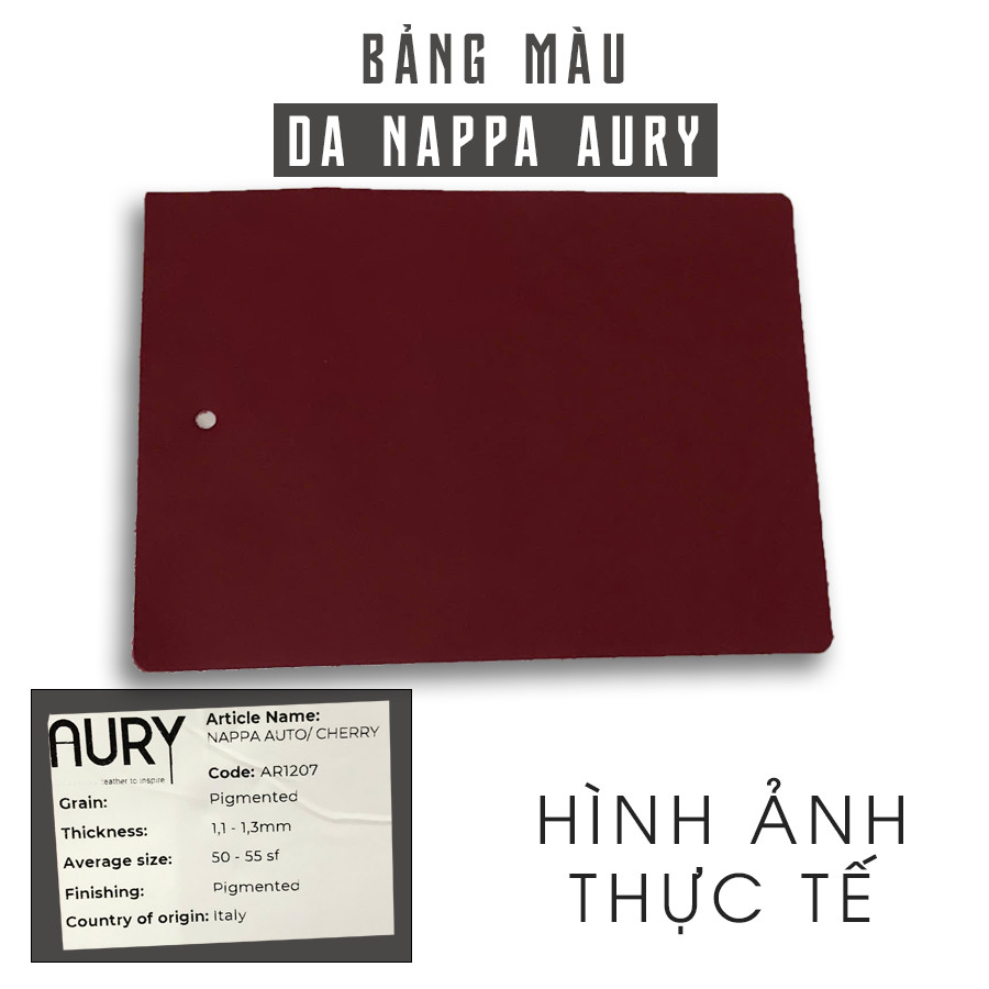 Trải nghiệm da Nappa nhập khẩu Ý Aury - Ảnh 19