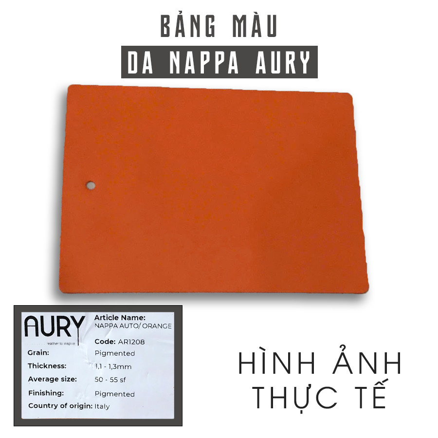 Trải nghiệm da Nappa nhập khẩu Ý Aury - Ảnh 20