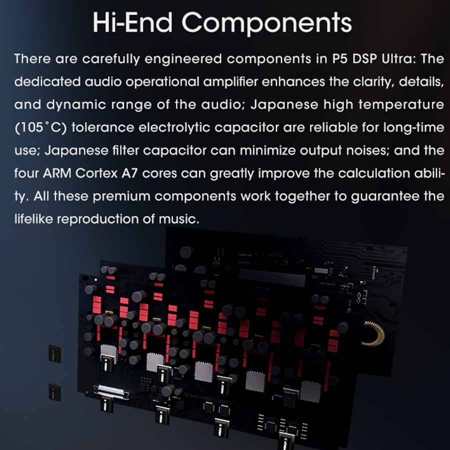 Goldhorn P5 DSP Ultra – Bộ xử lý tín hiệu & DSD Player cao cấp