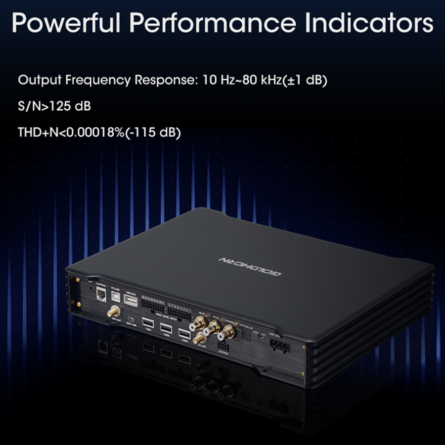 Goldhorn P5 DSP Ultra – Bộ xử lý tín hiệu & DSD Player cao cấp