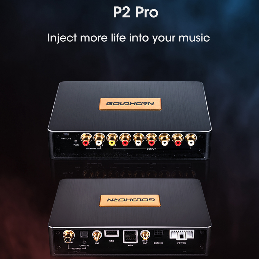 DSP P2 PRO Nâng tầm chất lượng âm thanh hi-res trong xe hơi