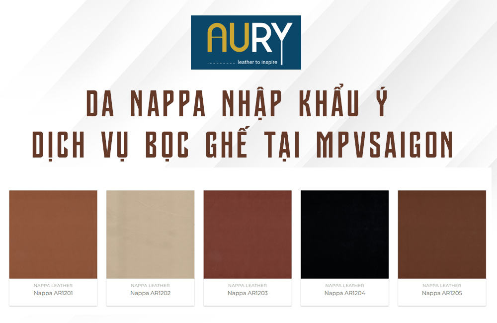 boc ghế da nappa nhập khẩu