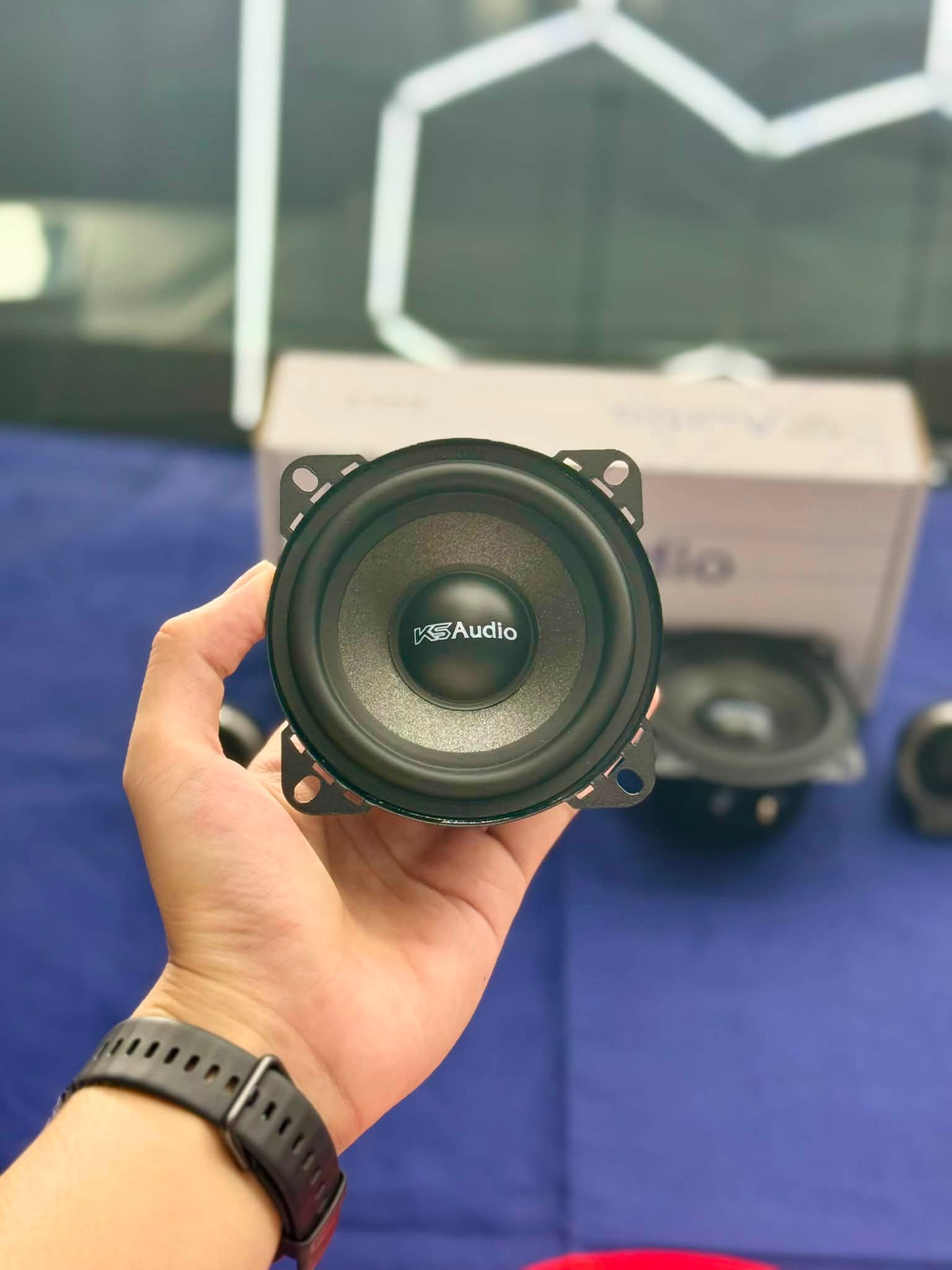 Combo Loa cánh KS Audio KS4.2 và Loa sub gầm ghế KS Audio KS10 - cho Limo Greeen và MPV7