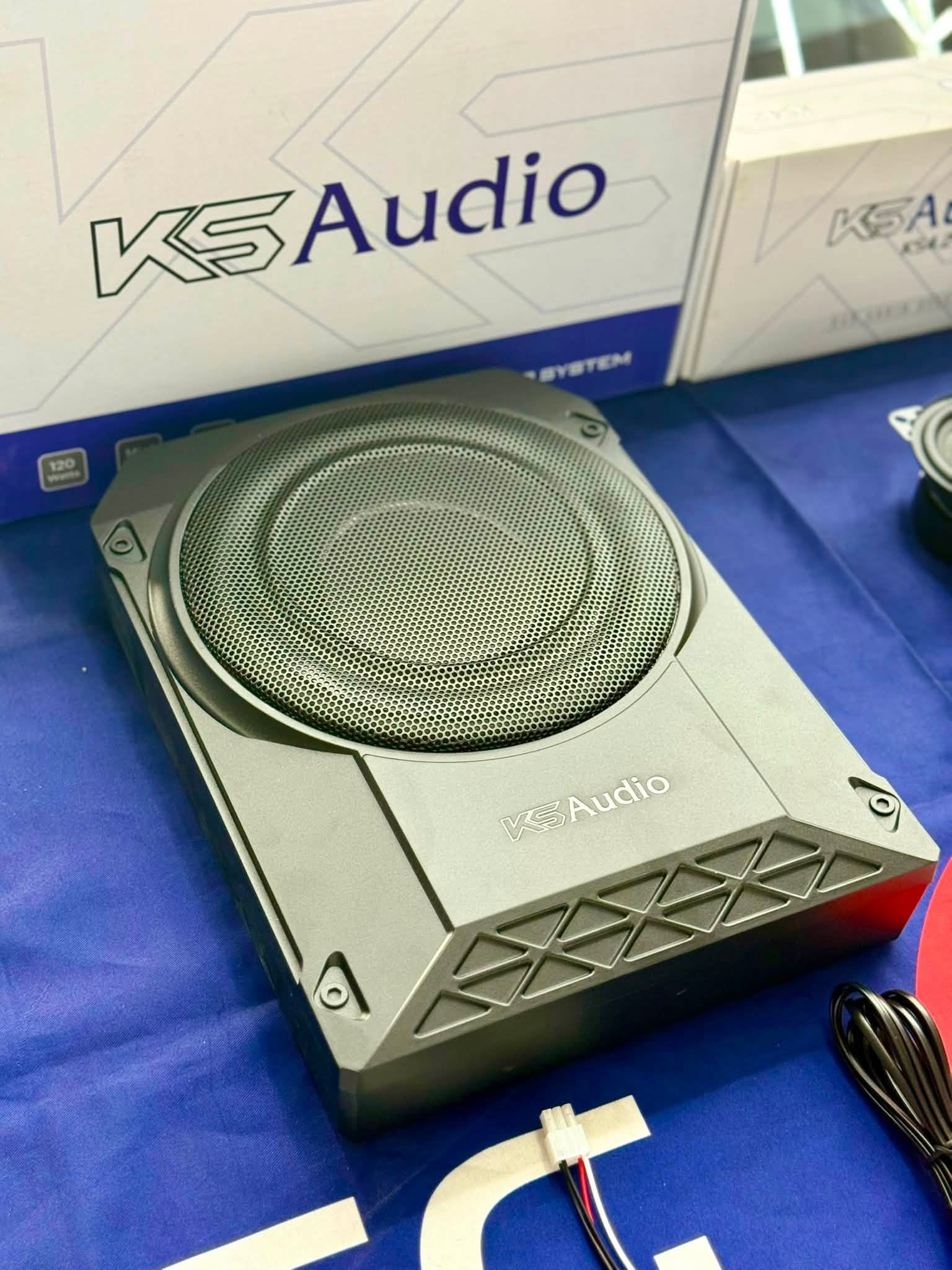 Combo Loa cánh KS Audio KS4.2 và Loa sub gầm ghế KS Audio KS10 - cho Limo Greeen và MPV7