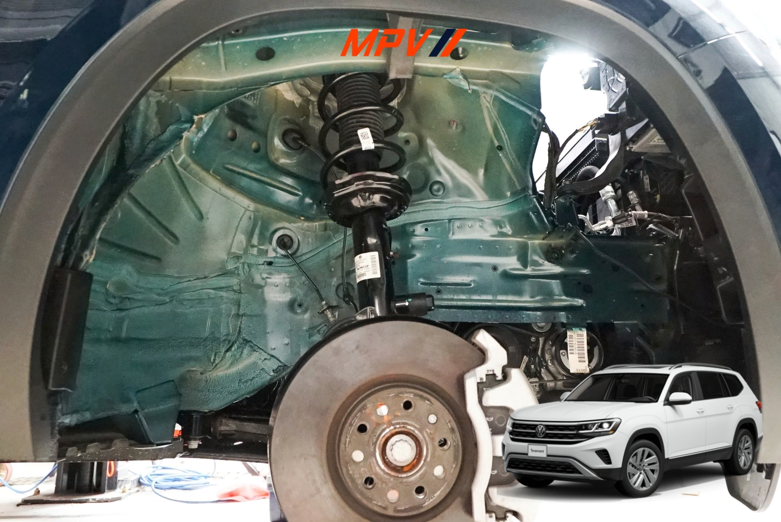 Phuộc điện DCC cho Volkswagen Teramont chính hãng