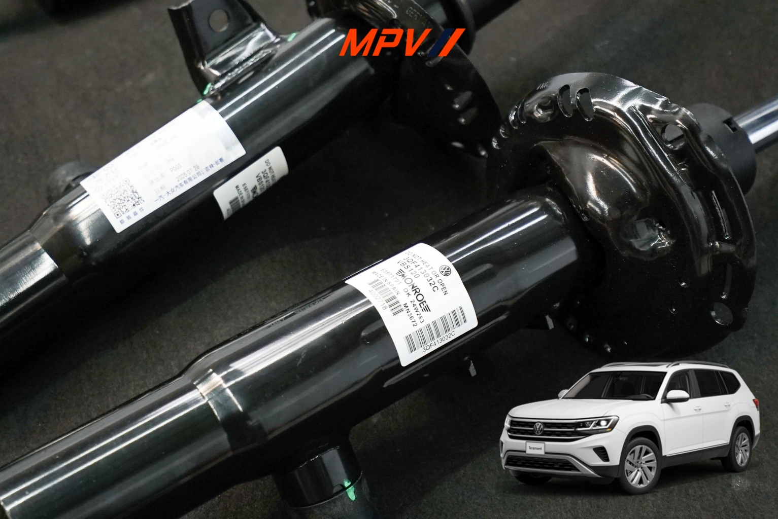 Phuộc điện DCC cho Volkswagen Teramont chính hãng nguyên kiện cao cấp