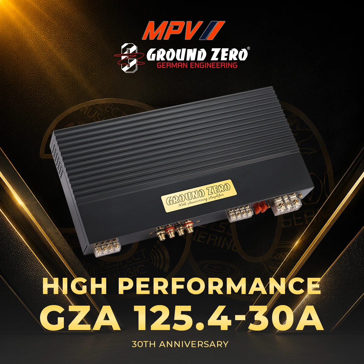 Amply 4 kênh high performance GZA 125.4-30A (PHIÊN BẢN KỈ NIỆM 30 NĂM)