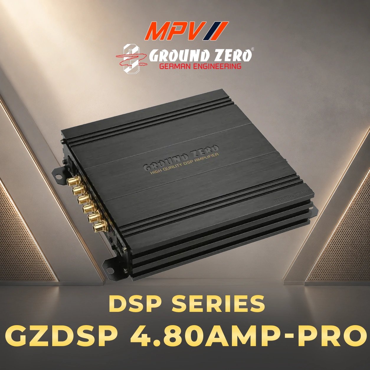 Amply 4 kênh + 8 kênh DSP GZDSP 4.80AMP-PRO (Bao gồm bộ khiển)