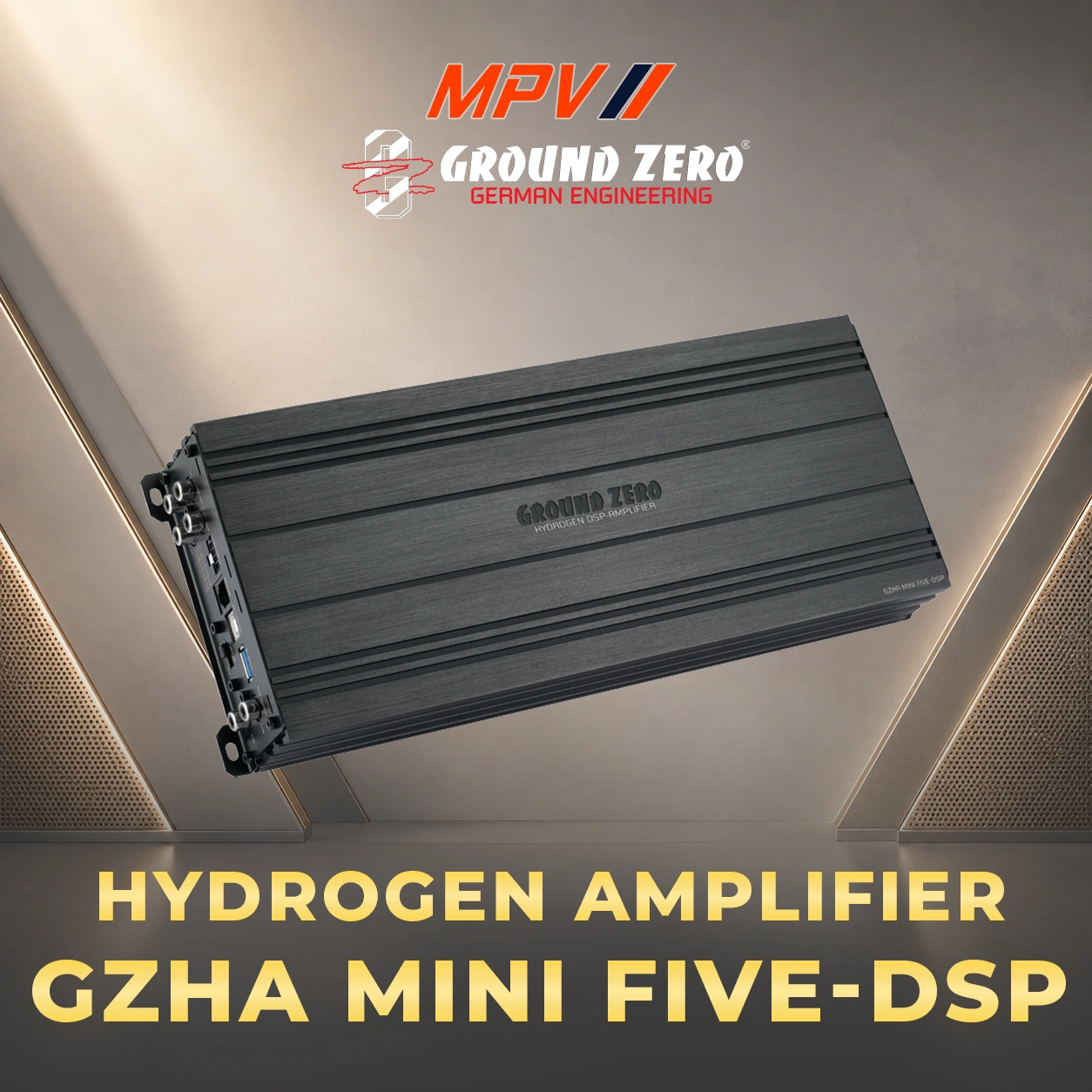 Amply 5 kênh + 7 Kênh DSP GZHA MINI FIVE-DSP (bao gồm bộ khiển)